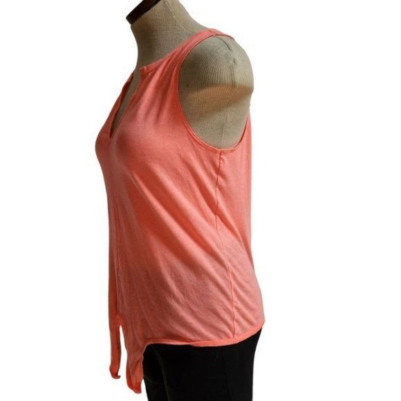 Victoria's Secret Sport Orange  Sleeveless front tie top, Size S - Picture 5 of 11